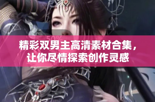 精彩双男主高清素材合集，让你尽情探索创作灵感