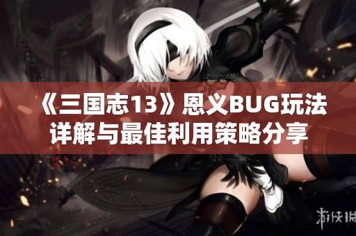 《三国志13》恩义BUG玩法详解与最佳利用策略分享