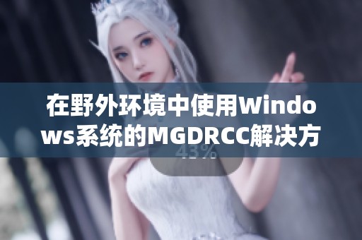 在野外环境中使用Windows系统的MGDRCC解决方案探讨