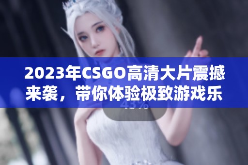 2023年CSGO高清大片震撼来袭，带你体验极致游戏乐趣