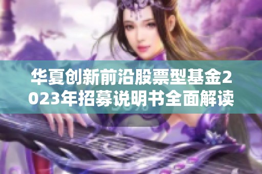 华夏创新前沿股票型基金2023年招募说明书全面解读