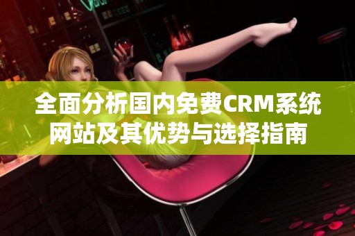 全面分析国内免费CRM系统网站及其优势与选择指南