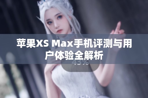 苹果XS Max手机评测与用户体验全解析