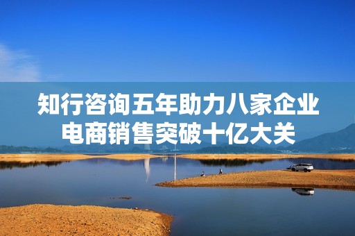 知行咨询五年助力八家企业电商销售突破十亿大关