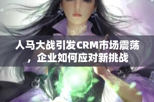 人马大战引发CRM市场震荡，企业如何应对新挑战