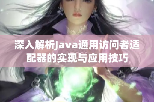 深入解析Java通用访问者适配器的实现与应用技巧