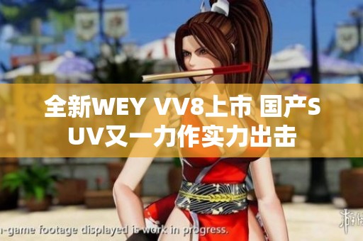 全新WEY VV8上市 国产SUV又一力作实力出击