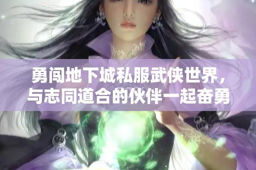 勇闯地下城私服武侠世界，与志同道合的伙伴一起奋勇前行