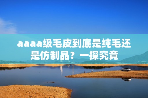 aaaa级毛皮到底是纯毛还是仿制品？一探究竟