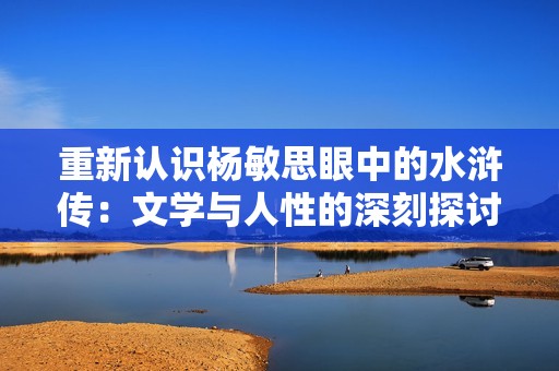 重新认识杨敏思眼中的水浒传：文学与人性的深刻探讨