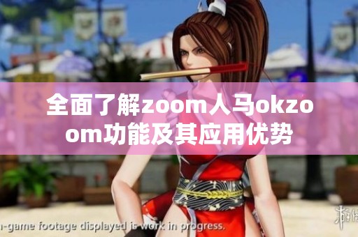 全面了解zoom人马okzoom功能及其应用优势