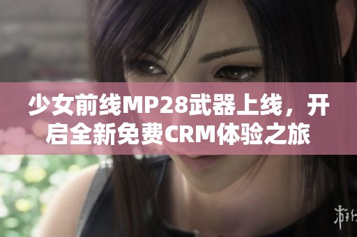 少女前线MP28武器上线，开启全新免费CRM体验之旅