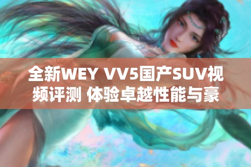 全新WEY VV5国产SUV视频评测 体验卓越性能与豪华配置