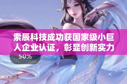 索辰科技成功获国家级小巨人企业认证，彰显创新实力