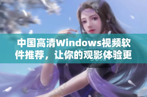 中国高清Windows视频软件推荐，让你的观影体验更佳