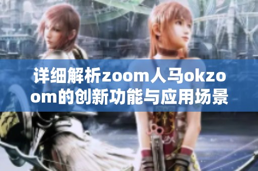 详细解析zoom人马okzoom的创新功能与应用场景