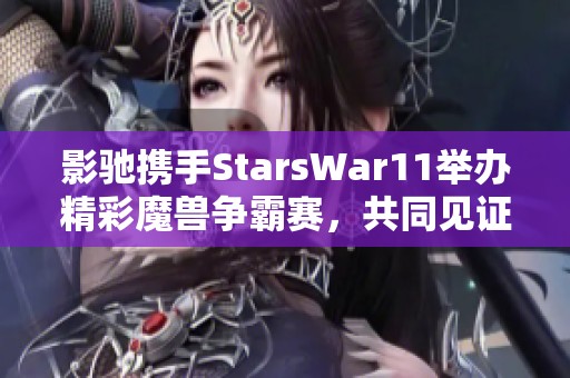 影驰携手StarsWar11举办精彩魔兽争霸赛，共同见证电竞盛况