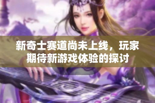 新奇士赛道尚未上线，玩家期待新游戏体验的探讨