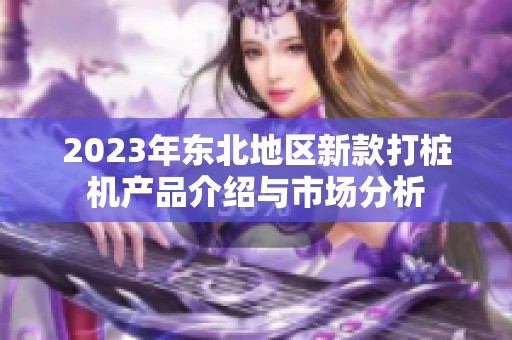 2023年东北地区新款打桩机产品介绍与市场分析